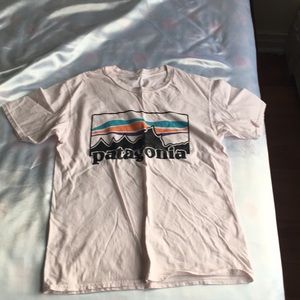 Men’s Size Small Pink Patagonia Tee Lightly Worn
